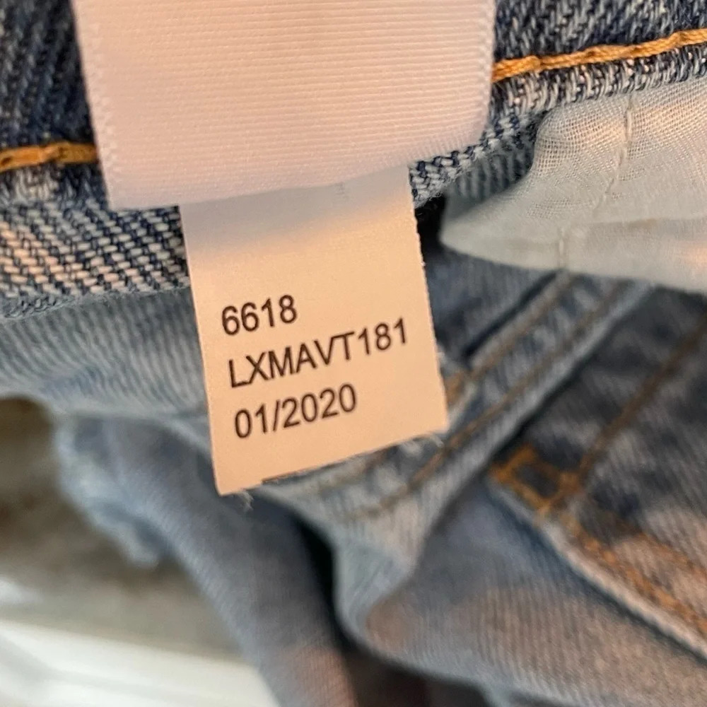 NWT Aeropostale Aero Mom Jean Shorts Real Original Denim High rise button fly 14 - Picture 5 of 8